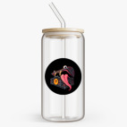 Банка с бамбуковой крышкой