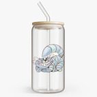 Банка с бамбуковой крышкой