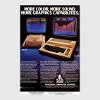 Постер 20 х 30 см Atari Personal Computer Systems 1970s