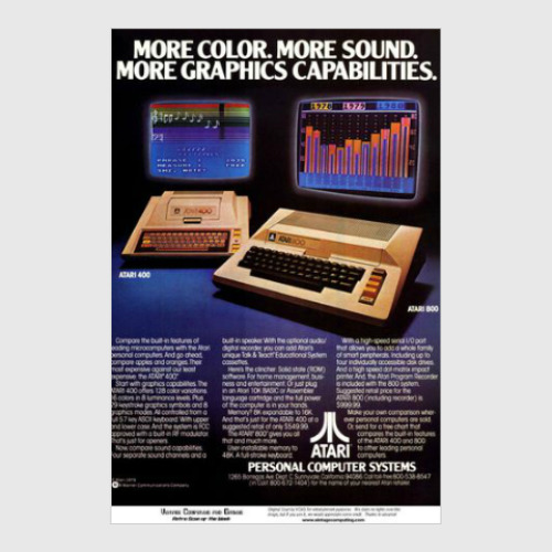Постер Atari Personal Computer Systems 1970s
