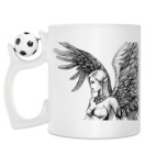 Кружка с футбольным мячиком