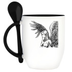 Кружка с ложкой