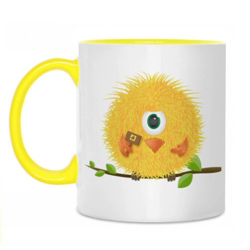 Кружка с принтом Птенец