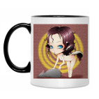 Кружка двухцветная