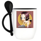 Кружка с ложкой