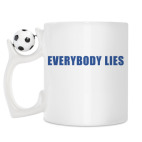 Кружка с футбольным мячиком