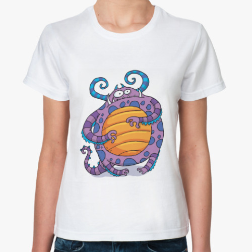 Классическая футболка с принтом Monstarrr