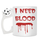 Кружка с футбольным мячиком