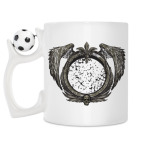 Кружка с футбольным мячиком