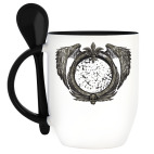 Кружка с ложкой