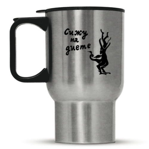 Кружка-термос с принтом Черти
