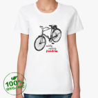 Женская футболка органик