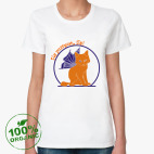 Женская футболка органик