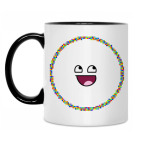 Кружка двухцветная