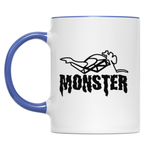 Кружка с принтом Monster