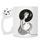 Кружка с футбольным мячиком