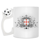 Кружка с футбольным мячиком