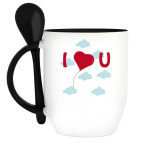 Кружка с ложкой