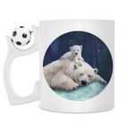 Кружка с футбольным мячиком