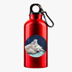 Металлическая бутылка 400 мл UV-DTF