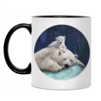 Кружка двухцветная