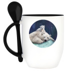 Кружка с ложкой