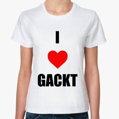 Классическая футболка Gackt