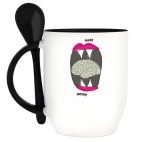 Кружка с ложкой