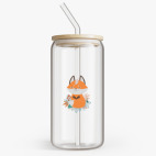 Банка с бамбуковой крышкой