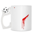 Кружка с футбольным мячиком