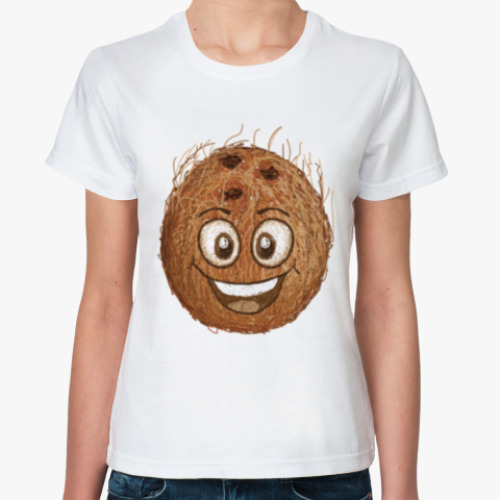 Классическая футболка Весёлый кокос
