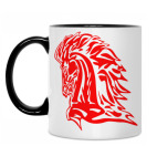 Кружка двухцветная