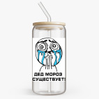 Банка с бамбуковой крышкой