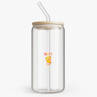 Банка с бамбуковой крышкой