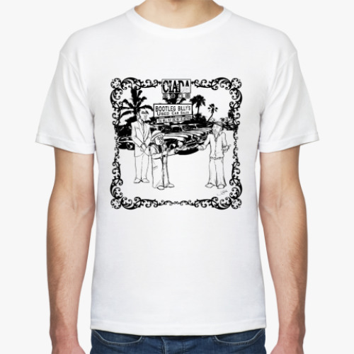 Футболка с принтом Car Sales