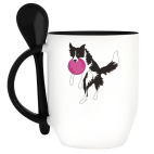 Кружка с ложкой