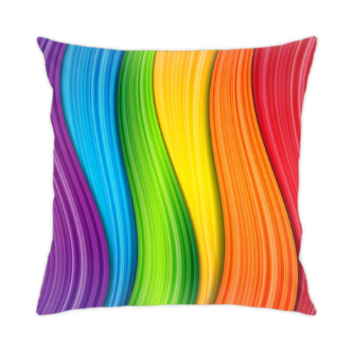 Подушка Rainbow Wave