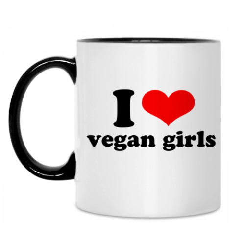 Кружка I love my vegan girl
