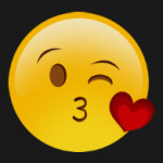 Emoji Смайл: Воздушный Поцелуй