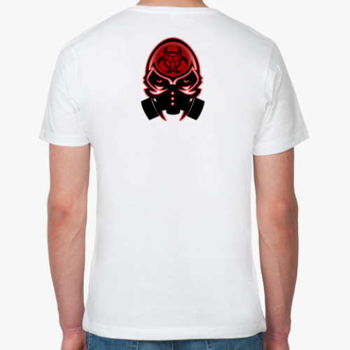 Футболка из органик-хлопка toxic tribal skull