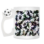 Кружка с футбольным мячиком