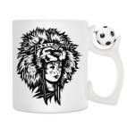 Кружка с футбольным мячиком