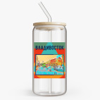 Банка с бамбуковой крышкой