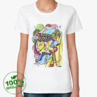 Женская футболка органик