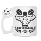 Кружка с футбольным мячиком