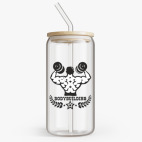 Банка с бамбуковой крышкой