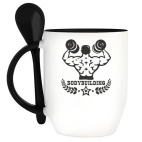 Кружка с ложкой