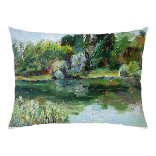 Подушка с принтом 'Запах леса'