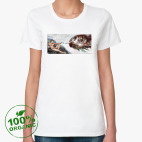 Женская футболка органик