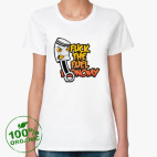 Женская футболка органик